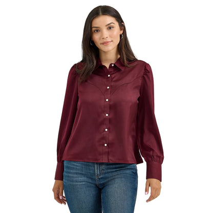 Women's Wrangler Satin Rodeo Blouse 112367388