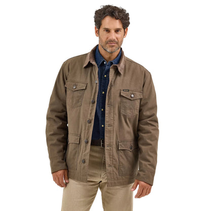 Men's Wrangler Western Lined Canvas Barn Coat 112367636
