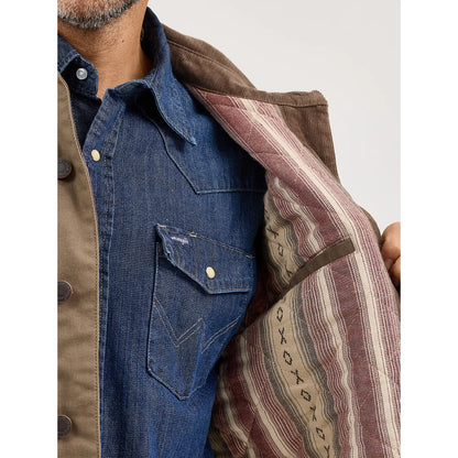Men's Wrangler Western Lined Canvas Barn Coat 112367636