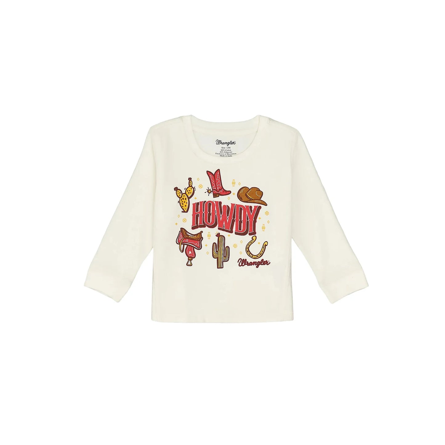Girl's Wrangler Western Crewneck Sweatshirt 112367895