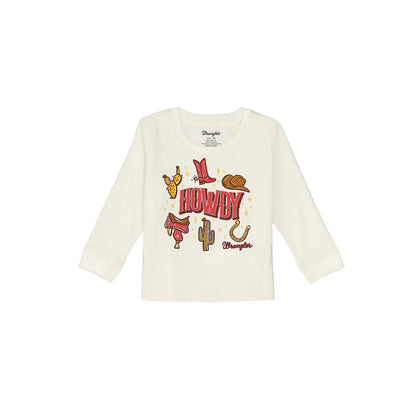 Girl's Wrangler Western Crewneck Sweatshirt 112367895