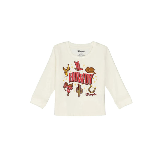 Girl's Wrangler Western Crewneck Sweatshirt 112367895