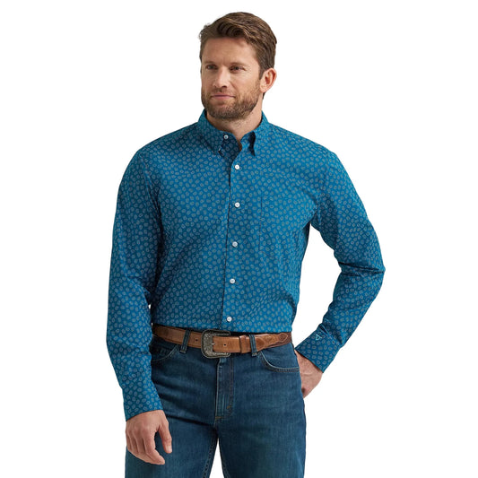 Men's Wrangler Cody Johnson One Pocket Button Down Shirt112368040