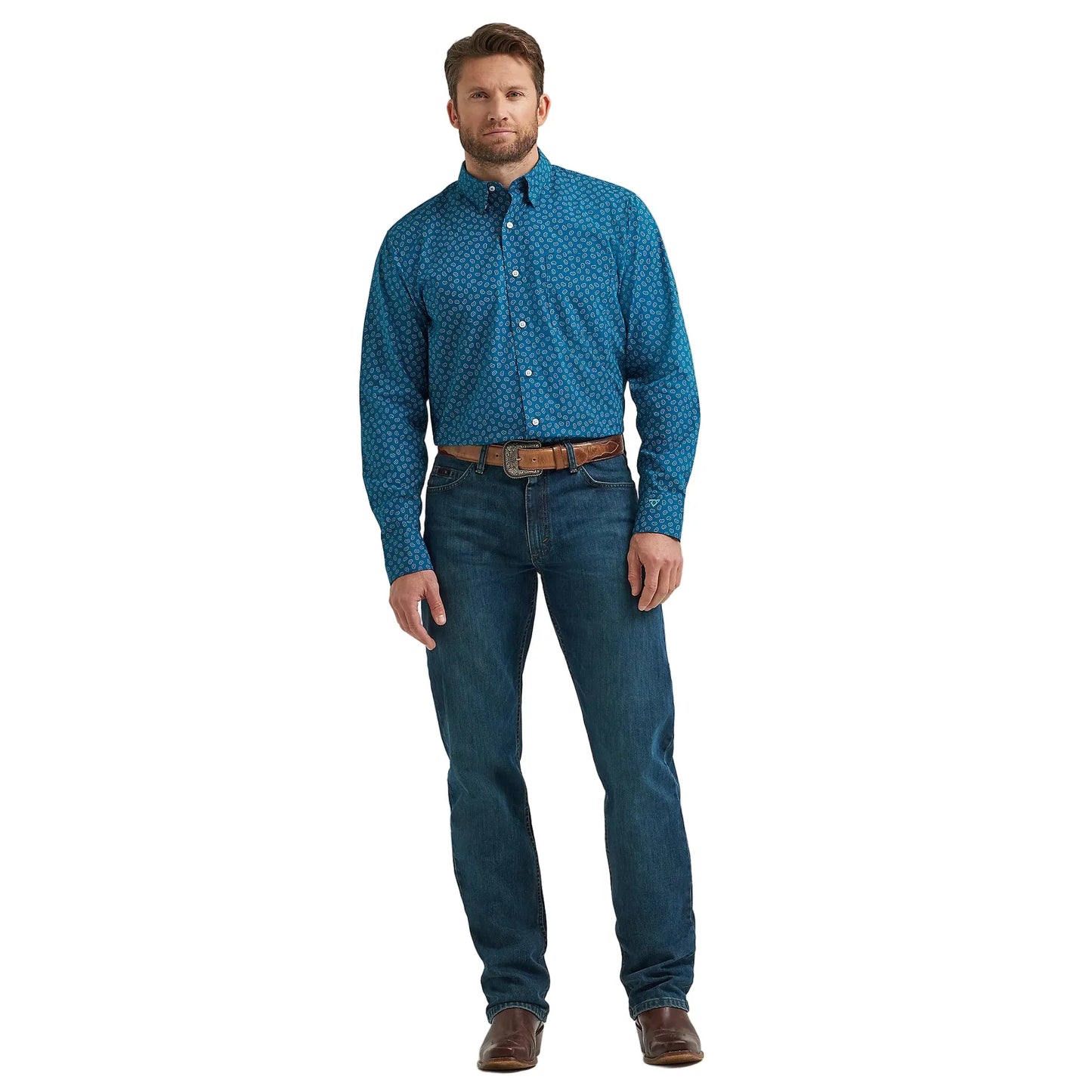 Men's Wrangler Cody Johnson One Pocket Button Down Shirt112368040