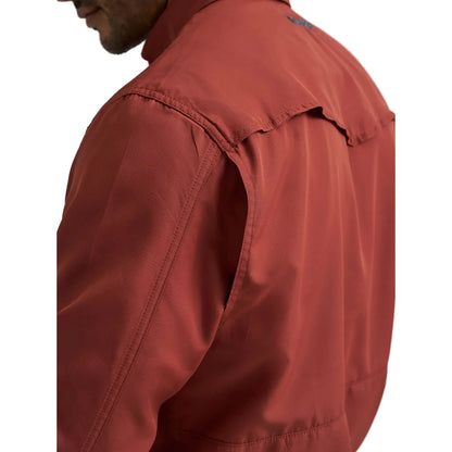 Men's Wrangler Performance Snap Long Sleeve Solid Shirt 112368050