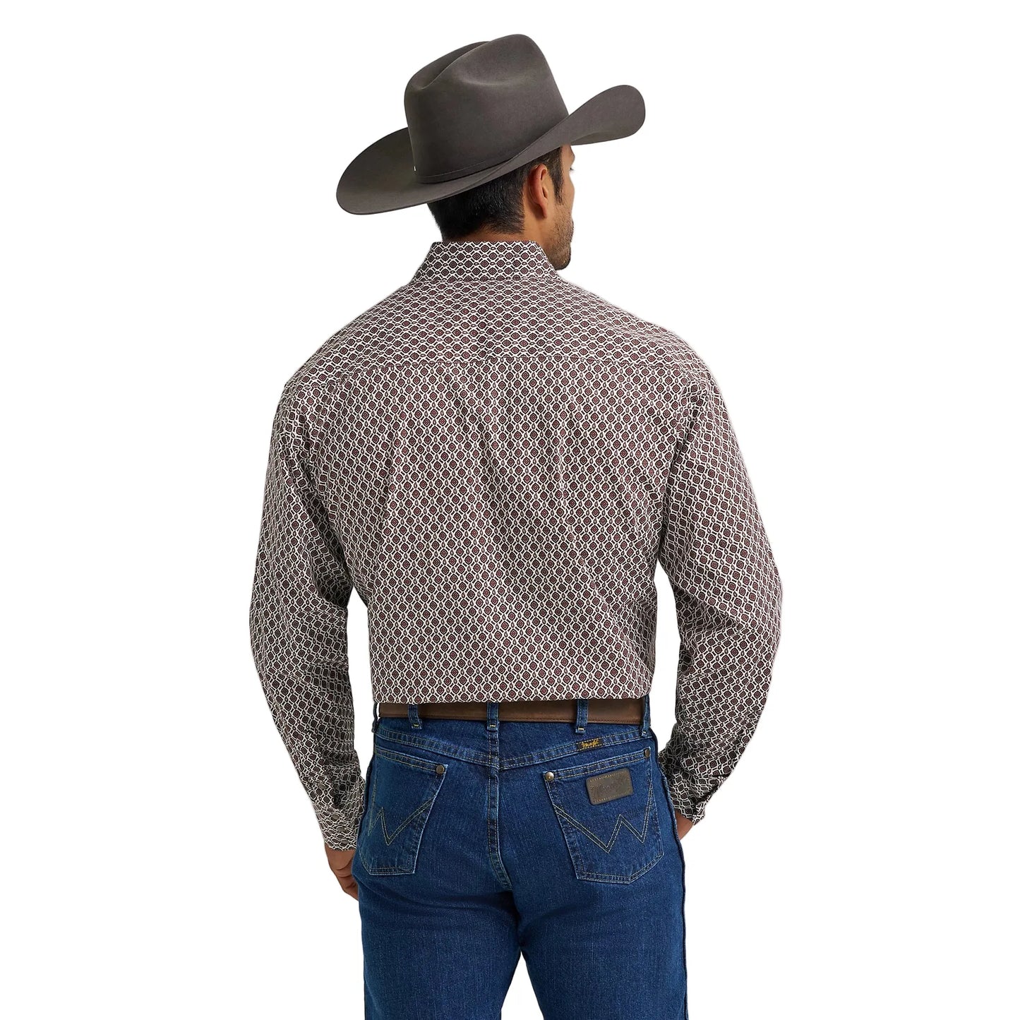 Men's Wrangler George Strait Troubadour Long Sleeve Western Snap Shirt 112368211