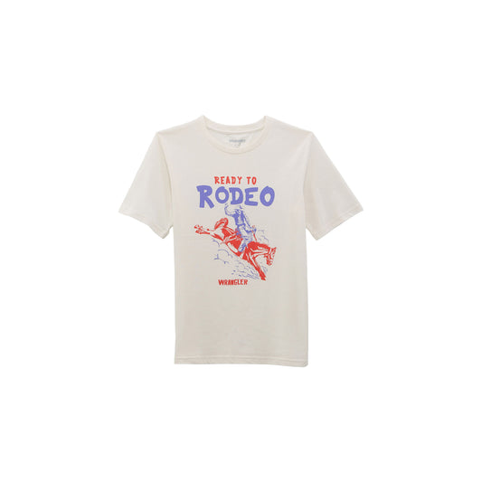 Boy's Wrangler Short Sleeve White T-shirt 112368708