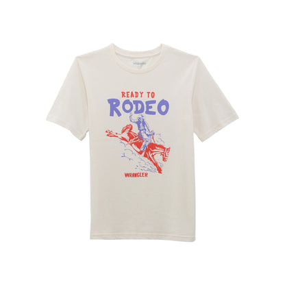 Boy's Wrangler Short Sleeve White T-shirt 112368708