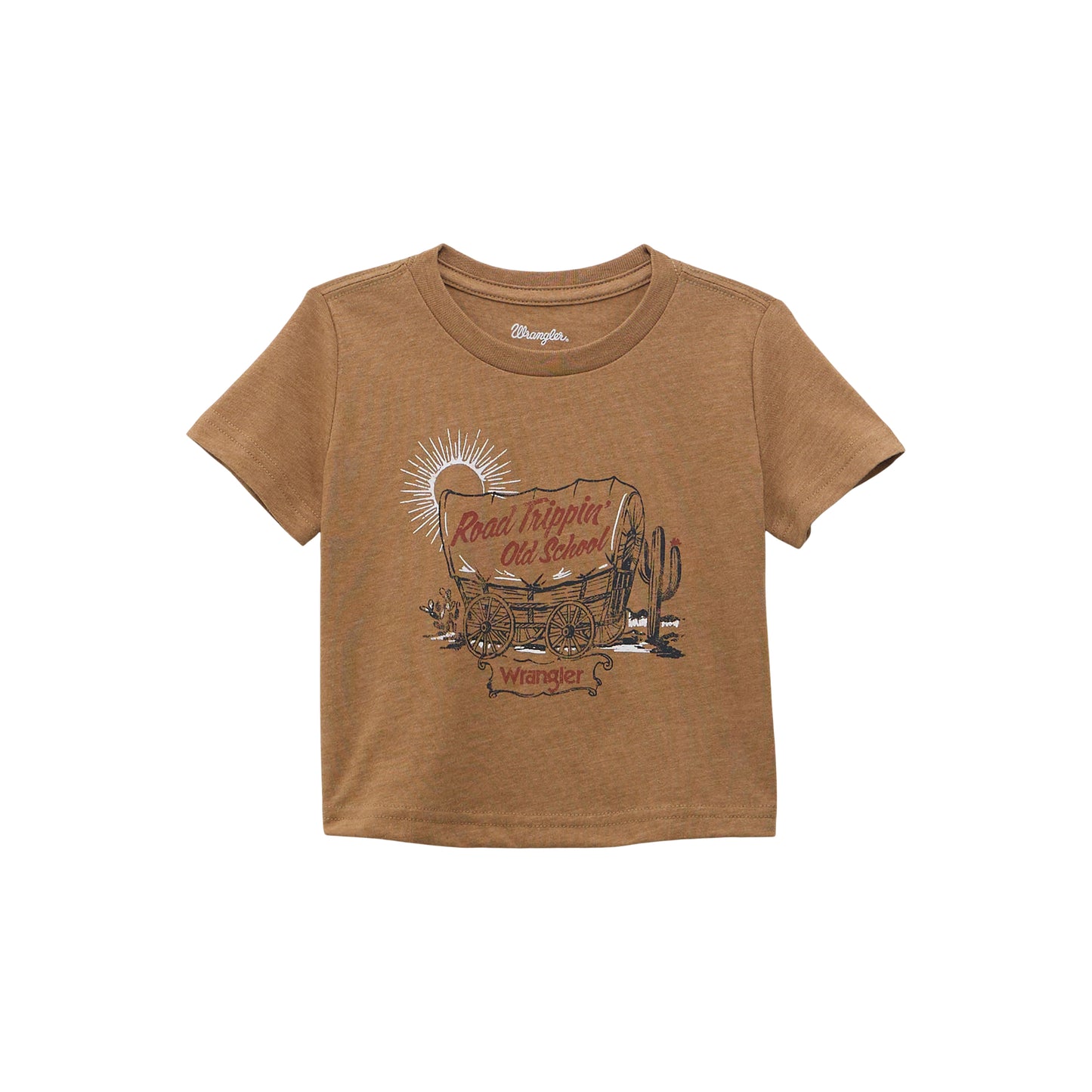 Boy's Wrangler Tobacco Brown T-shirt 112368713