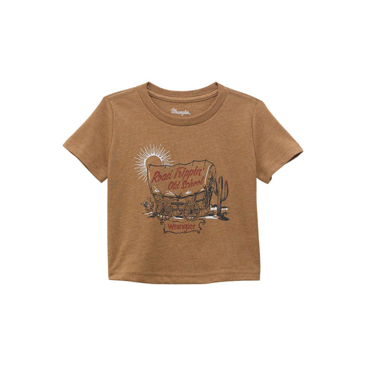 Boy's Wrangler Tobacco Brown T-shirt 112368713