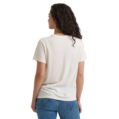 Women's Wrangler Retro White Cowgirl Graphic T-shirt 112368891