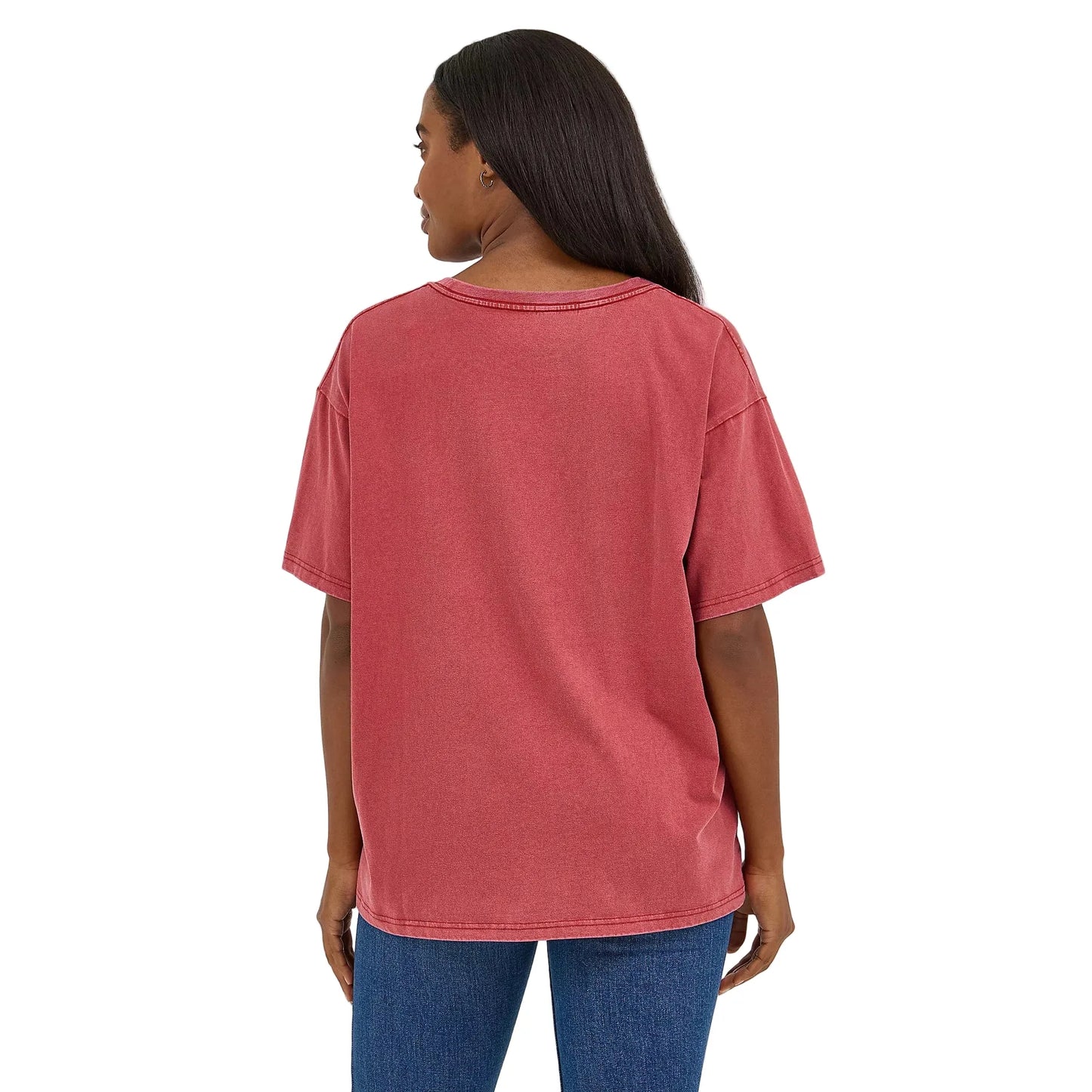 Women's Wrangler Acid Wash Graphic Oversized Tee