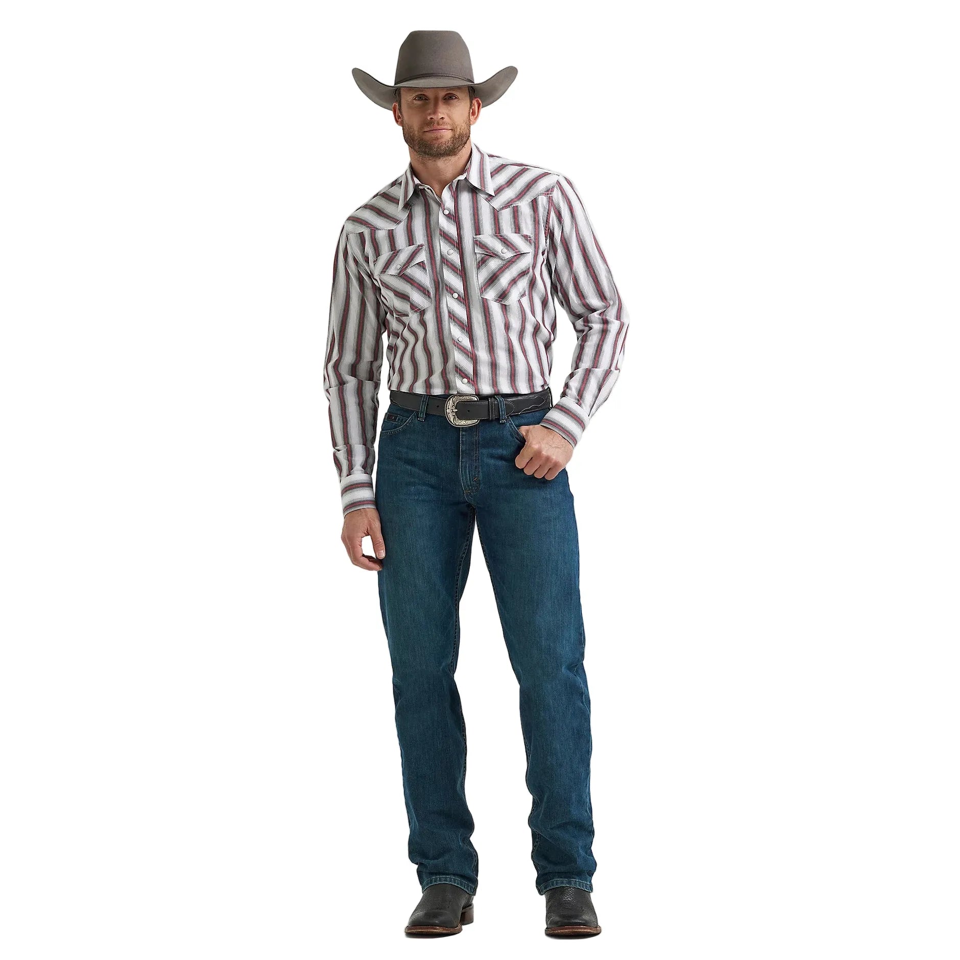 Men's Wrangler 20X Competition Advanced Comfort Long Sleeve Western Snap Shirt 112369494