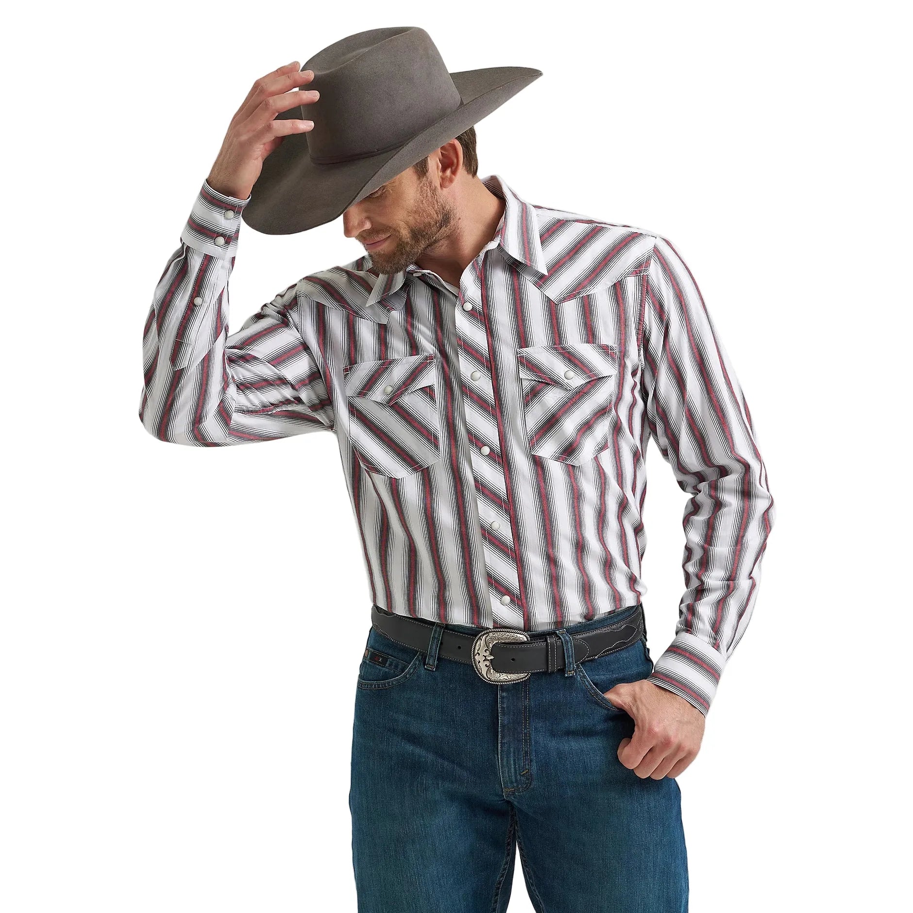 Men's Wrangler 20X Competition Advanced Comfort Long Sleeve Western Snap Shirt 112369494