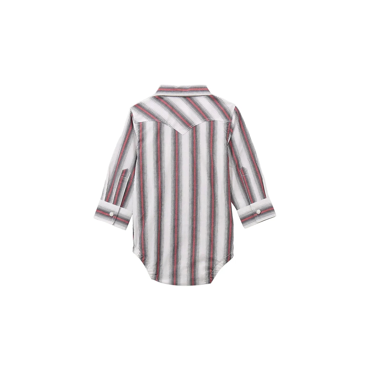 Boy's Wrangler Long Sleeve Western Snap Bodysuit 