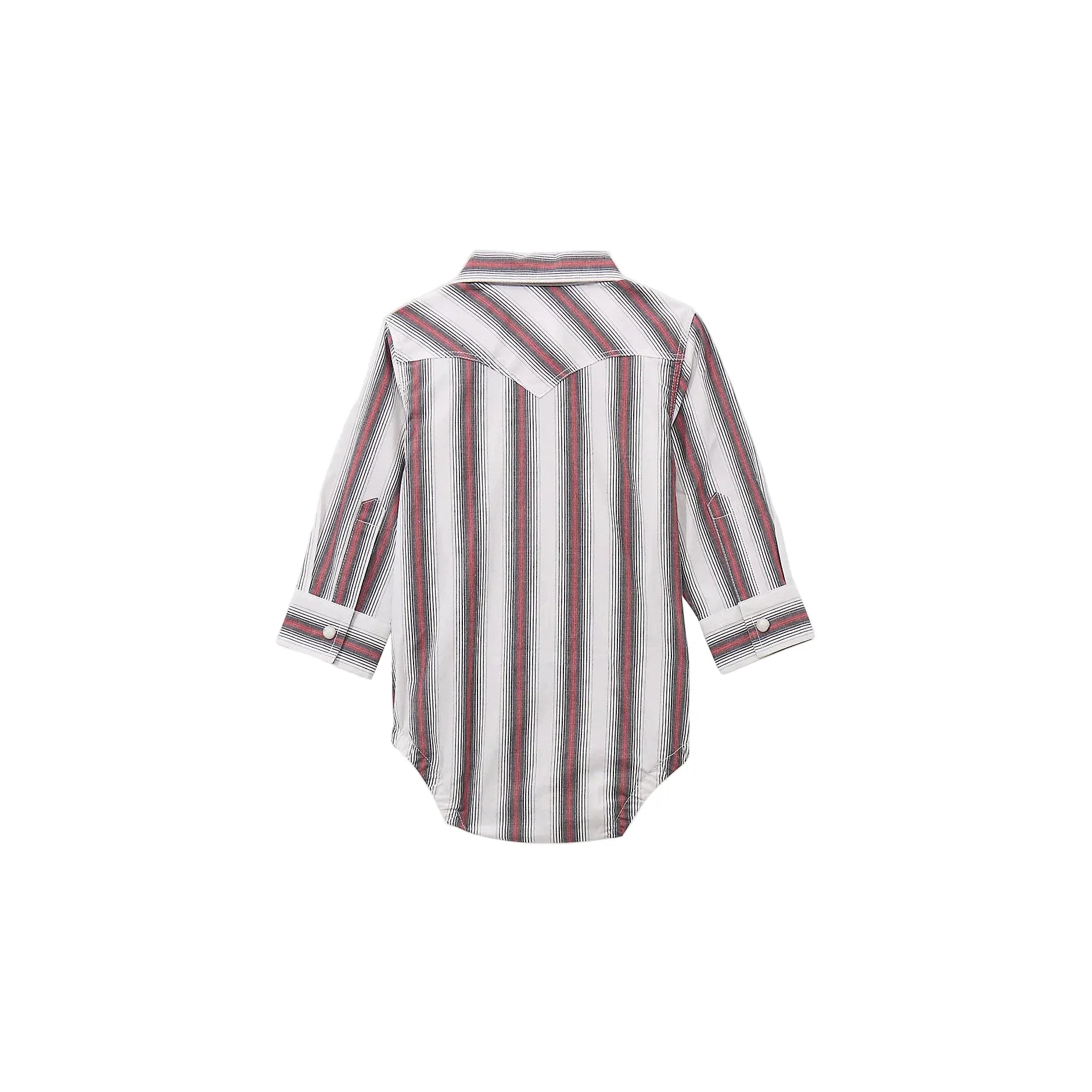 Boy's Wrangler Long Sleeve Western Snap Bodysuit 