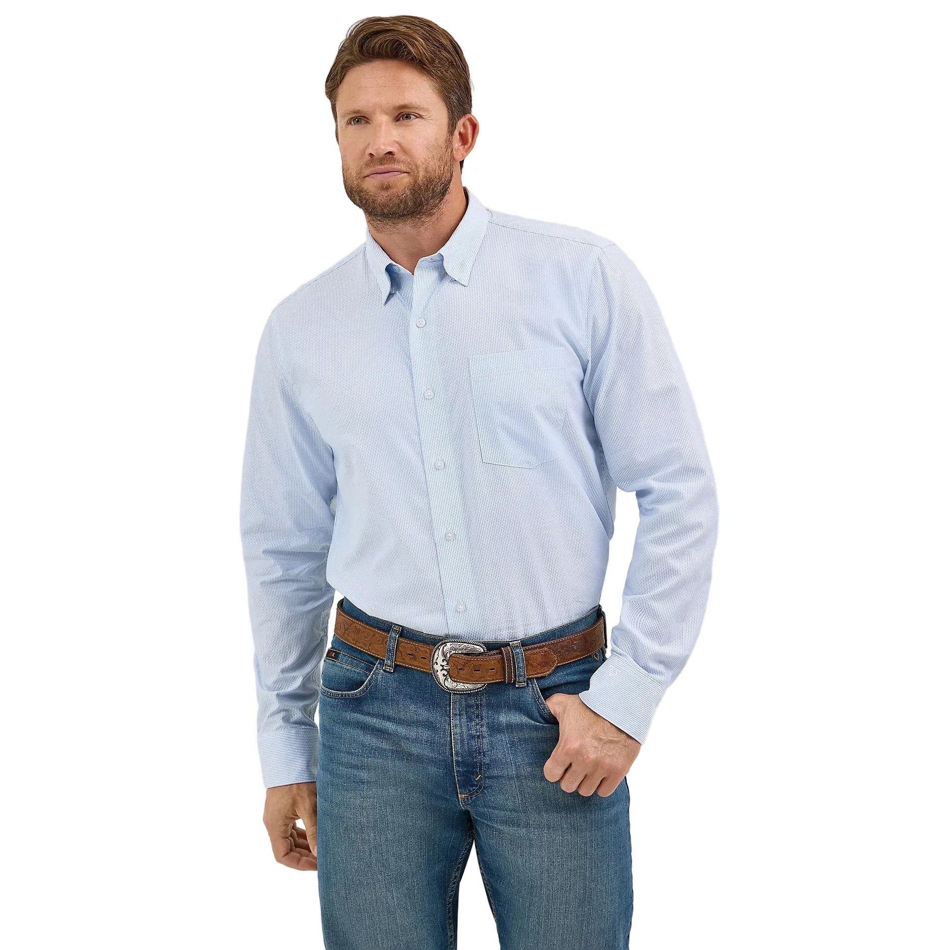 Men's Wrangler Cody Johnson One Pocket Button Down Shirt 112369518