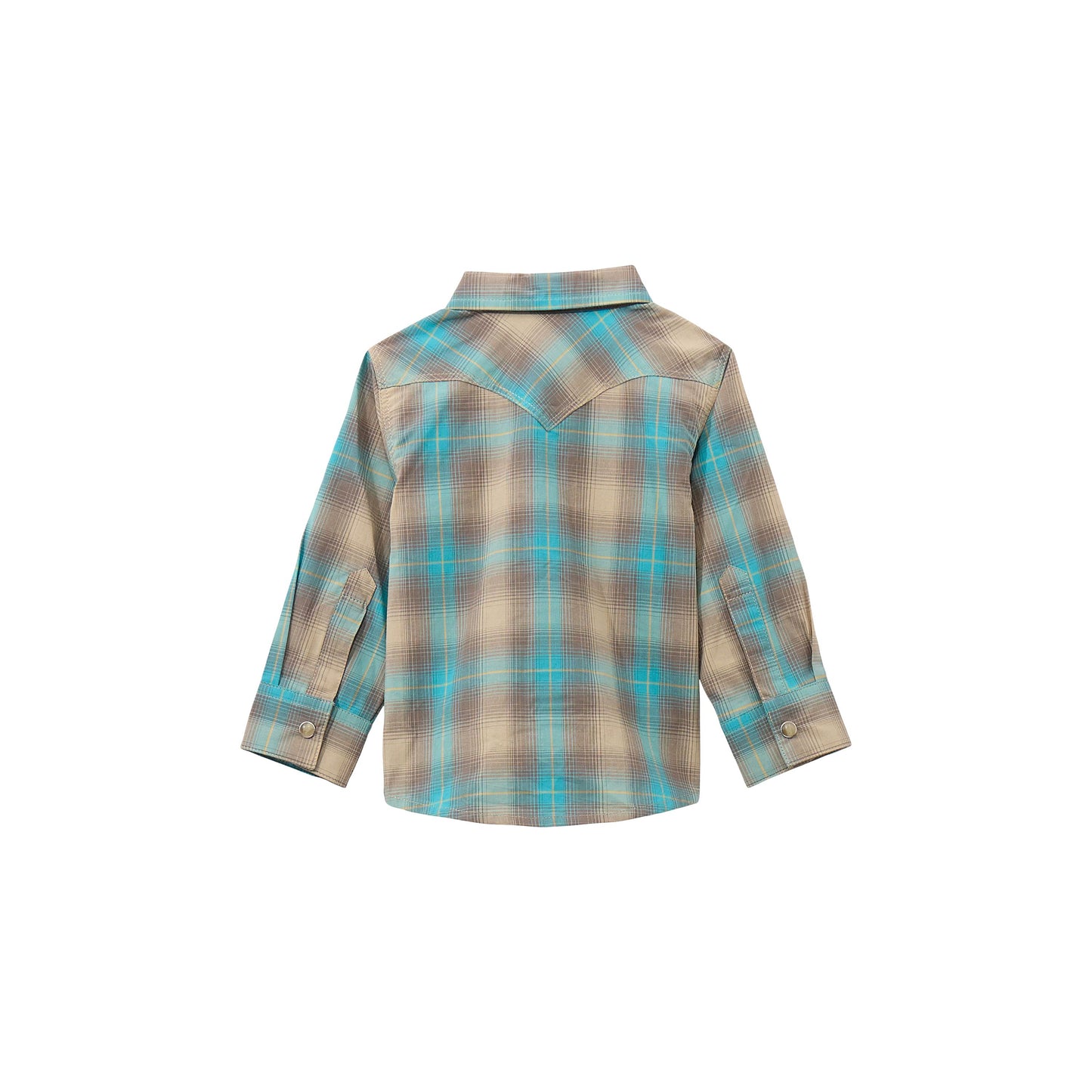 Boy's Wrangler Long Sleeve Plaid Shirt 112369526