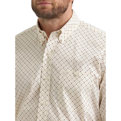 Men's Regular George Strait Long Sleeve Button Down One Pocket Shirt 112369563