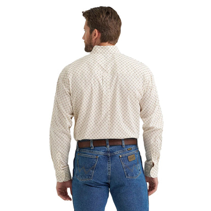 Men's Regular George Strait Long Sleeve Button Down One Pocket Shirt 112369563