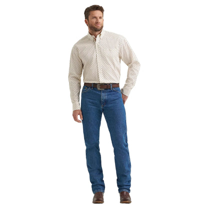 Men's Regular George Strait Long Sleeve Button Down One Pocket Shirt 112369563