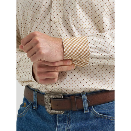 Men's Regular George Strait Long Sleeve Button Down One Pocket Shirt 112369563