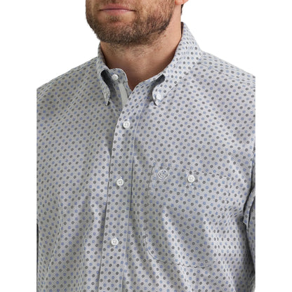 Men's Wrangler George Strait Long Sleeve Button Down One Pocket Shirt 112369599