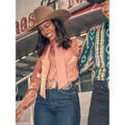 Women's Wrangler Shimmer Tie Neck Blouse 