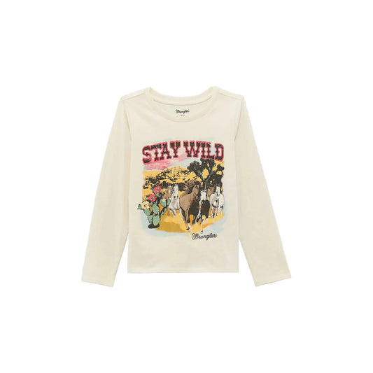 Girl's Wrangler Long Sleeve Western Graphic Tee 112371903