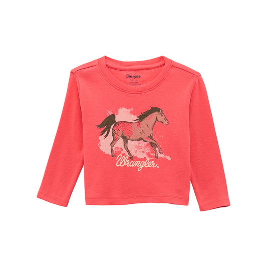 Girl's Wrangler Long Sleeve Pink 112371937