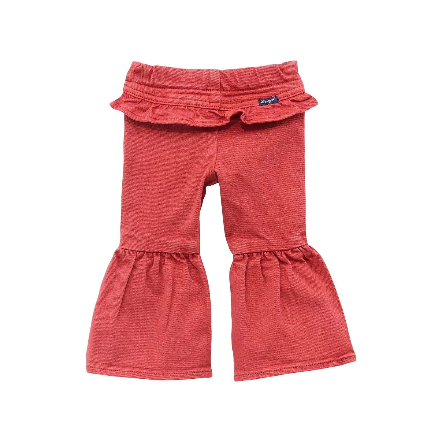 Girl's Wrangler Vibrant Ruffle Leg Flare Jean 