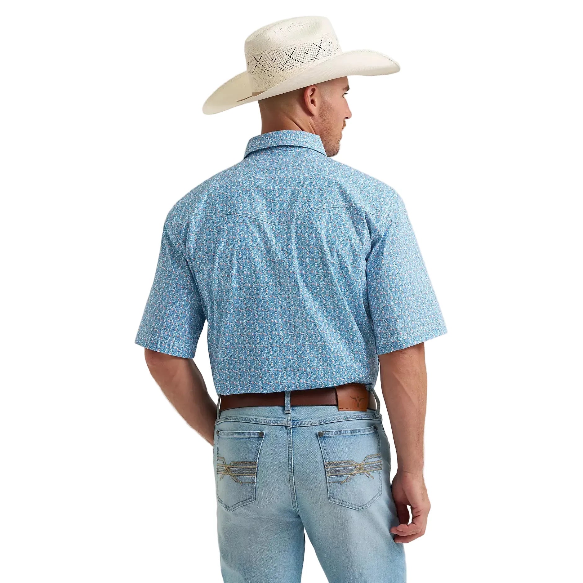 Men's Wrangler Blue Jay 20X Competition Advanced Comfort Western Snap Shirt 112374284