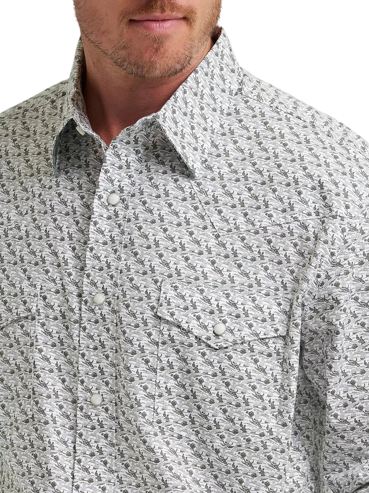 Men's Wrangler 20X Competition Advanced Comfort Long Sleeve Two Pocket Western Snap Shirt 112374298