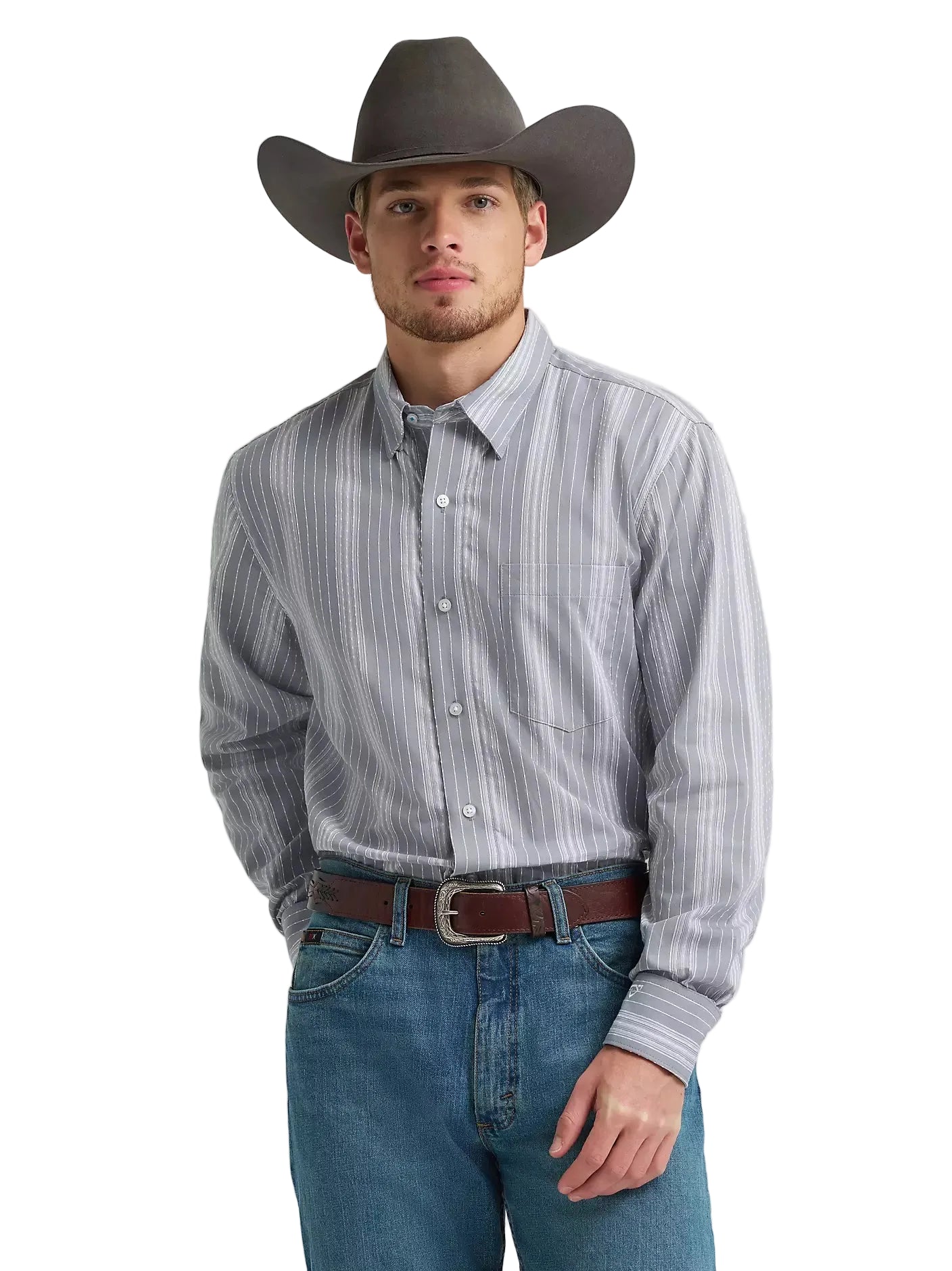 Men's Wrangler Cody Johnson One Pocket Button Down Shirt 112374477