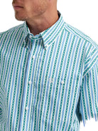 Men's Wrangler George Strait Long Sleeve Button Down One Pocket Shirt 112374596