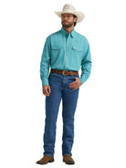 Men's Wrangler George Strait Troubadour Long Sleeve Western Snap Shirt 112374597