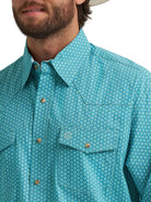 Men's Wrangler George Strait Troubadour Long Sleeve Western Snap Shirt 112374597