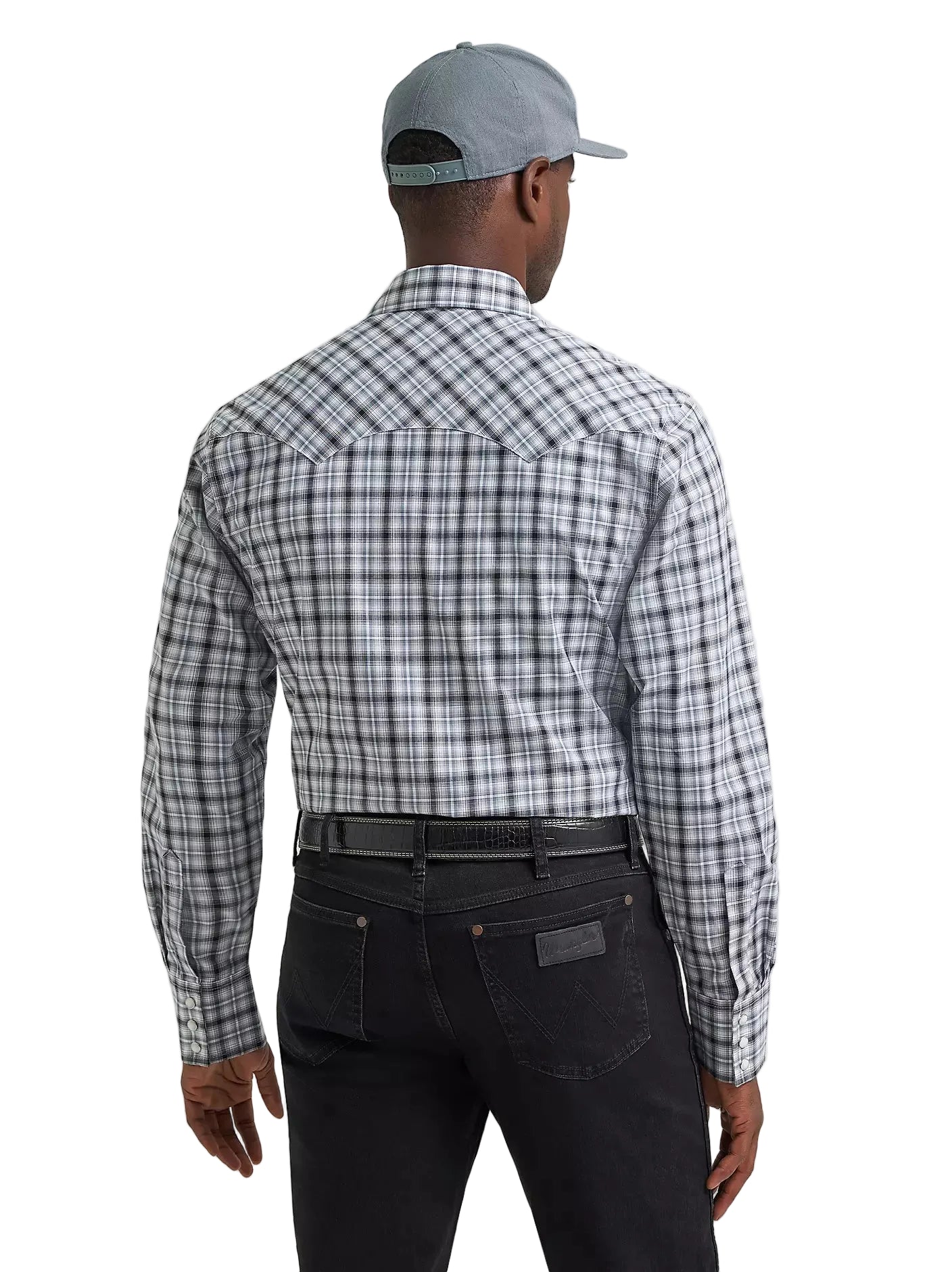 Men's Wrangler Retro Long Sleeve Sawtooth Snap Pocket Western Shirt 112374743