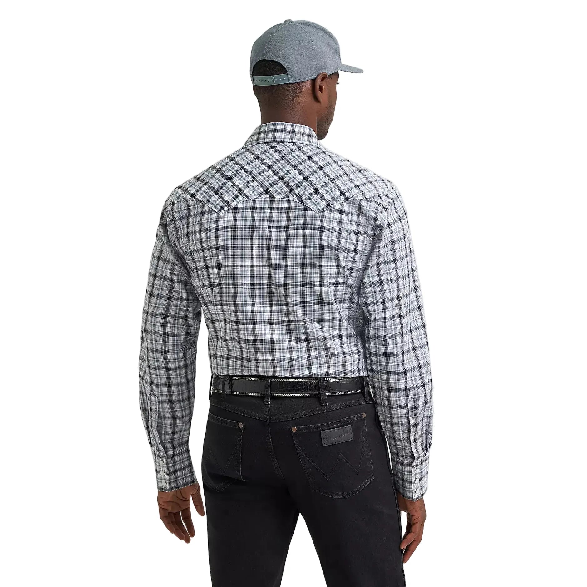 Men's Wrangler Retro Long Sleeve Sawtooth Snap Pocket Western Shirt 112374743