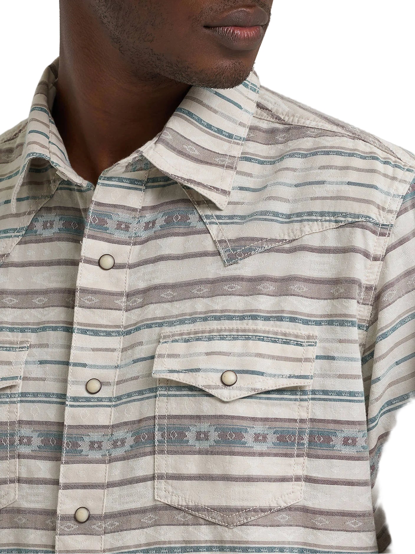 Men's Wrangler Retro Premium Long Sleeve Western Snap Printed Shirt 112374977