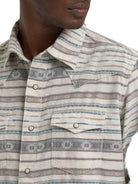Men's Wrangler Retro Premium Long Sleeve Western Snap Printed Shirt 112374977