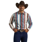 Men's Wrangler Vintage-Inspired Brushpopper Western Snap Work Shirt