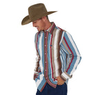 Men's Wrangler Vintage-Inspired Brushpopper Western Snap Work Shirt