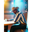 Men's Wrangler Big Blue Vintage-Inspired Brushpopper Western Snap Work Shirt 112375917