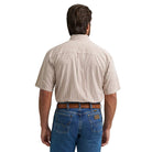 Men's Wrangler George Strait Desert Plaid Short Sleeve Two Pocket Button Down Shirt 112379070