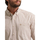 Men's Wrangler George Strait Desert Plaid Short Sleeve Two Pocket Button Down Shirt 112379070