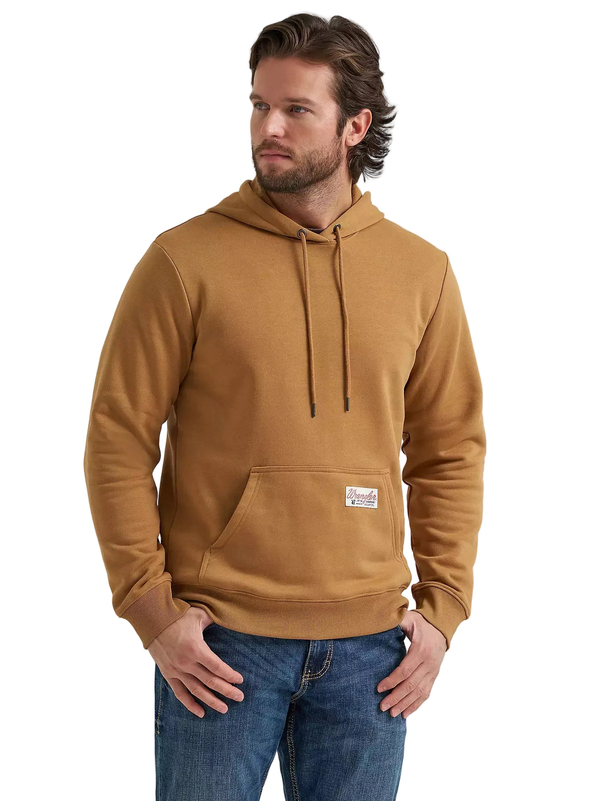 Wrangler Men's Brown Fit For Champions Pullover Hoodie 112379606