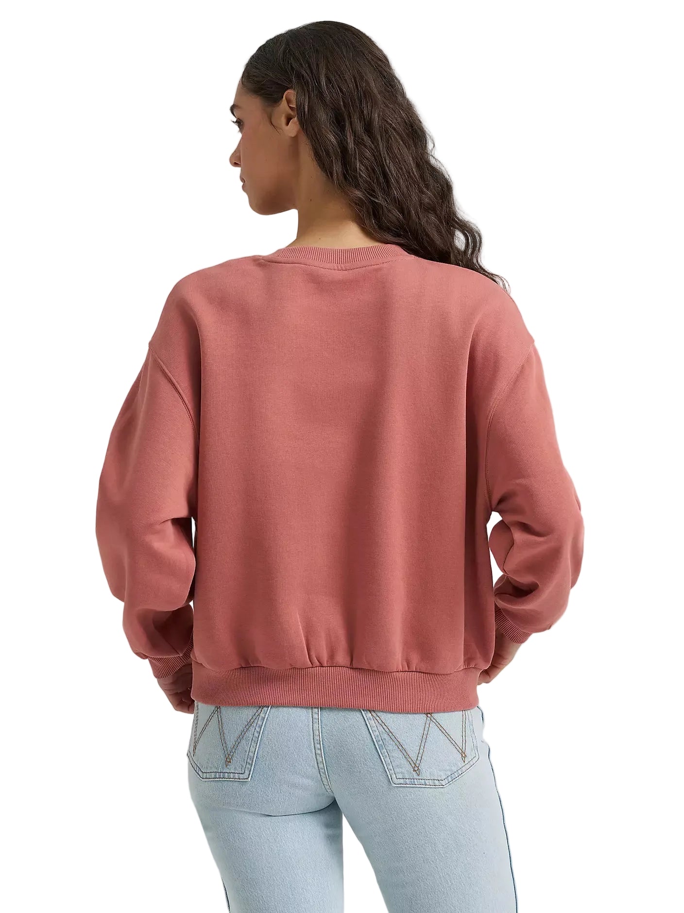Wrangler Women's Withered Rose Logo Canyon Crewneck Sweatshirt 112380254