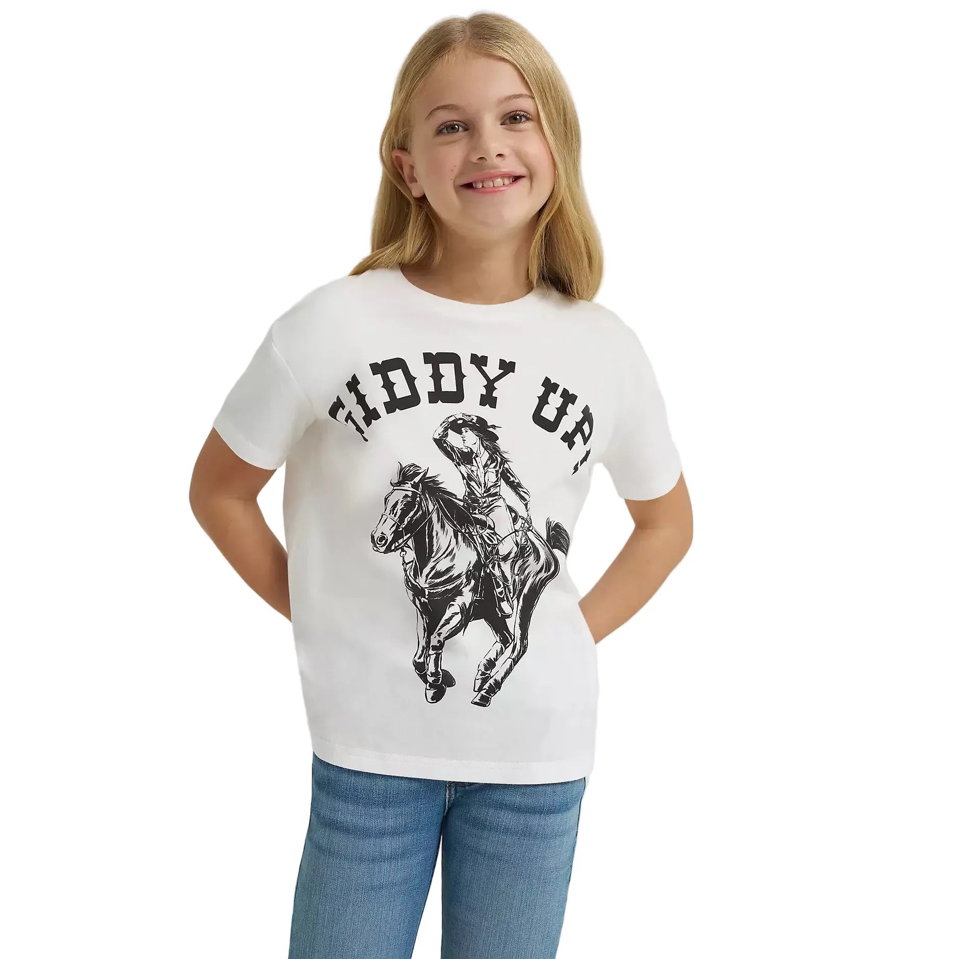 Girl's Lainey Wilson x Wrangler Giddy Up Tee 112380500