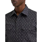 Men's Wrangler Retro Long Sleeve Sawtooth Pocket Western Shirt 112381864